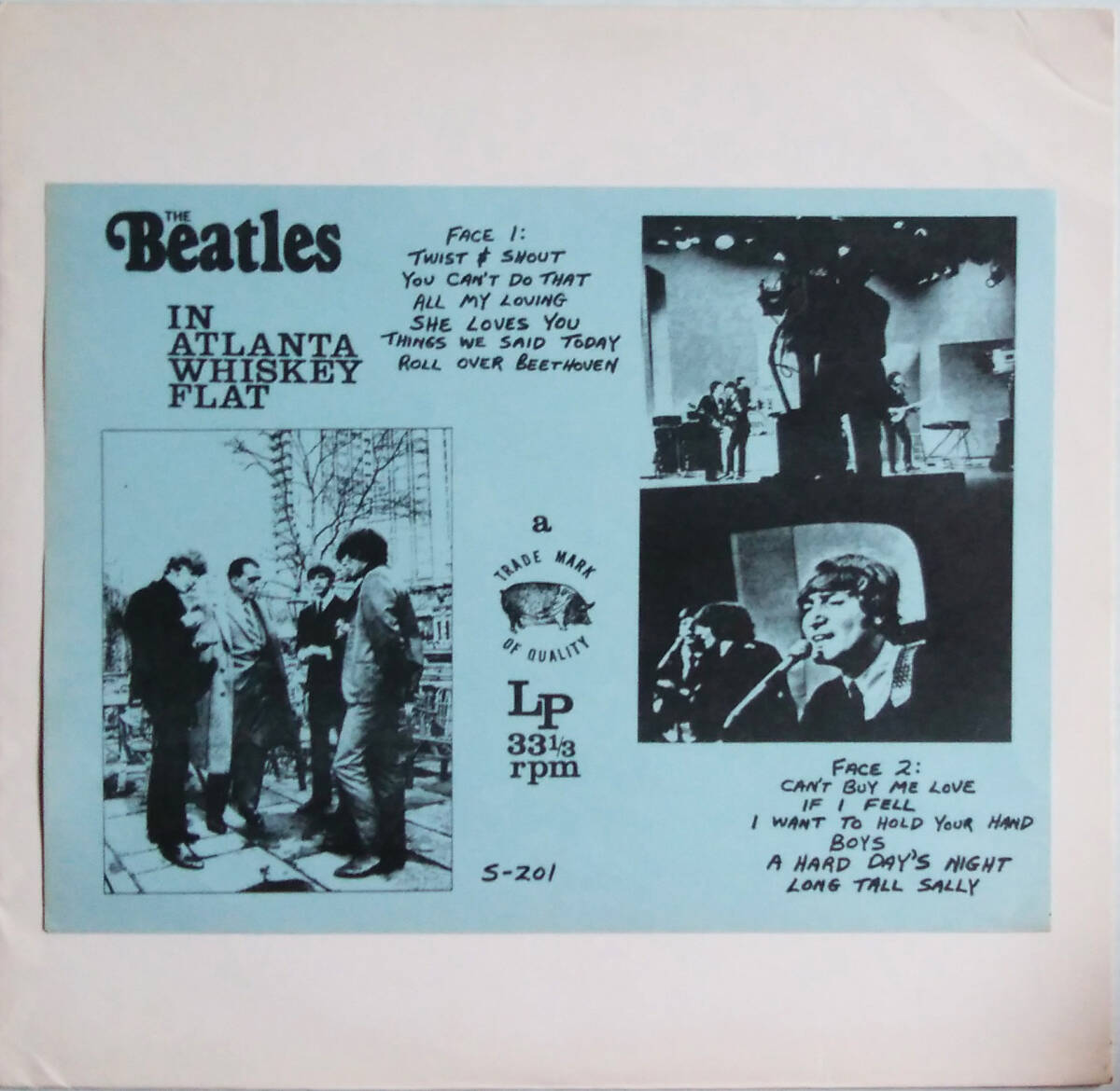 輸入LP Beatles In Atlanta Whiskey Flat OPD19 NOT ON LABEL /00260 The Beatles – In Atlanta Whiskey Flat – Vinyl (Red Vinyl, LP