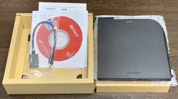 【UHDフレンドリー可能】バッファロー BUFFALO BRUHD-PU3-BK UltraHD Blu-ray対応 外付けポータブルブルーレイドライブ USB3.0 (管理No.GS)