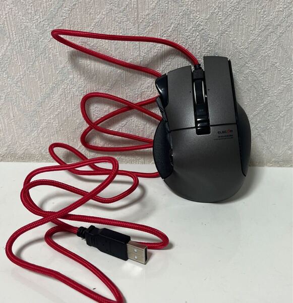 707i0917 エレコム USB ゲーミングマウス 【DUX】 有線 14ボタン 3500dpi ハードウェアマクロ対応 M-DUX50BK