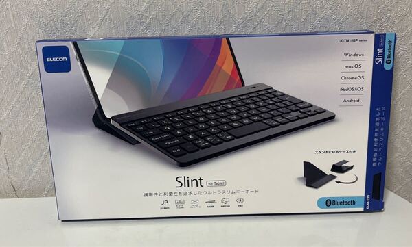 707i0315 エレコム ワイヤレス キーボード Bluetooth Slint 超薄型 充電式 パンタグラフ 保護ケース付 3台マルチペアリング