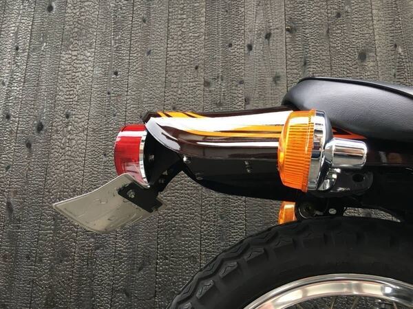 Z1 Z2用 鉄製ブラック仕様こだわりのフェンダーレスキット! テールランプ傾かない!引っ込まない!グラグラしない!送料無料!当時物