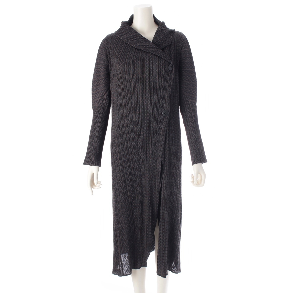 イッセイミヤケ プリーツプリーズ ロングコート PLEATS PLEASE ISSEY MIYAKE - 美品 プリーツプリーズ イッセイ