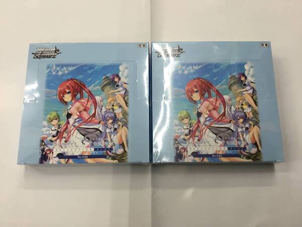 即決★新品未開封/シュリンク付★2BOXセット★ヴァイスシュヴァルツ ブースターパック Summer Pockets REFLECTION BLUE Re:Edit