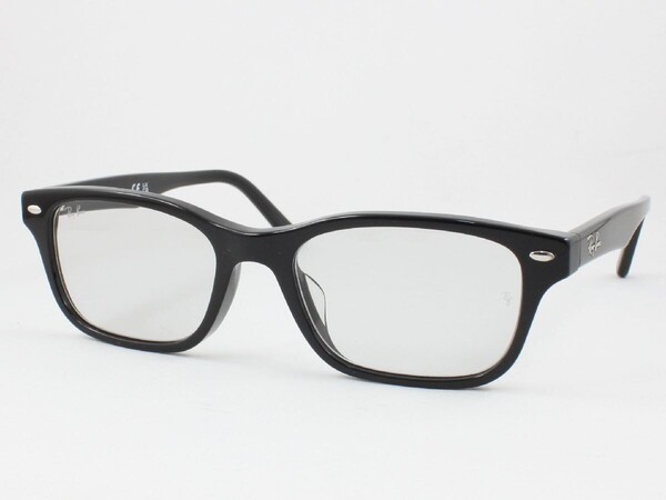 Ray-Ban ZERO レイバンゼロ RX5345D-2000【クリアグレー】純正度なしレンズ 伊達メガネ サングラス ブルーライトカット ケース有り