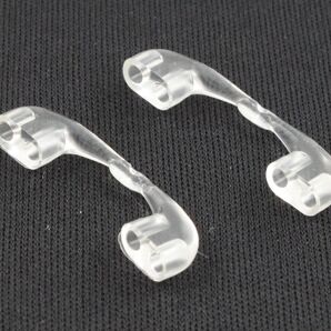 ネコポス◆現行ハズキルーペ交換用鼻パッド2個◆純正 現行ラージ コンパクト クールに取付可 鼻パット 鼻あて パーツ シリコン hazuki