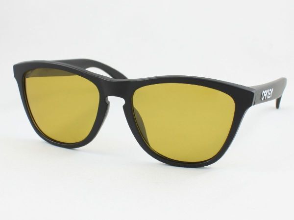 ハードケース無し OAKLEY オークリー サングラス OX8137A-0355 フロッグスキン+日本製 偏光レンズ シャドーイエロー OO9245同型 釣り 運転