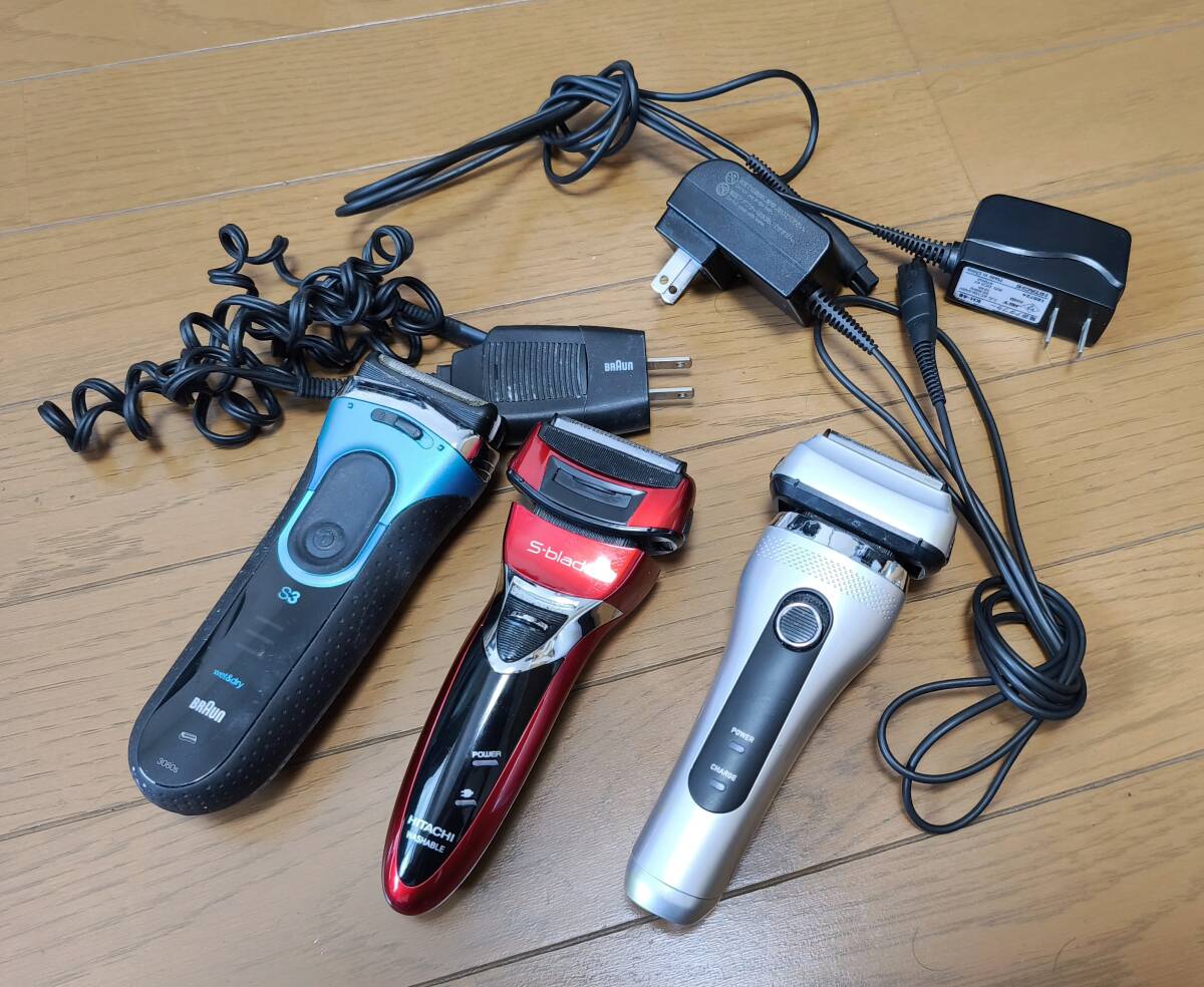 ジャンク　HITACHIRM-FJ21　2022年製電気シェーバー　髭剃り　替刃 Yahoo!オークション -「rm-fj21」の落札相場・落札価格