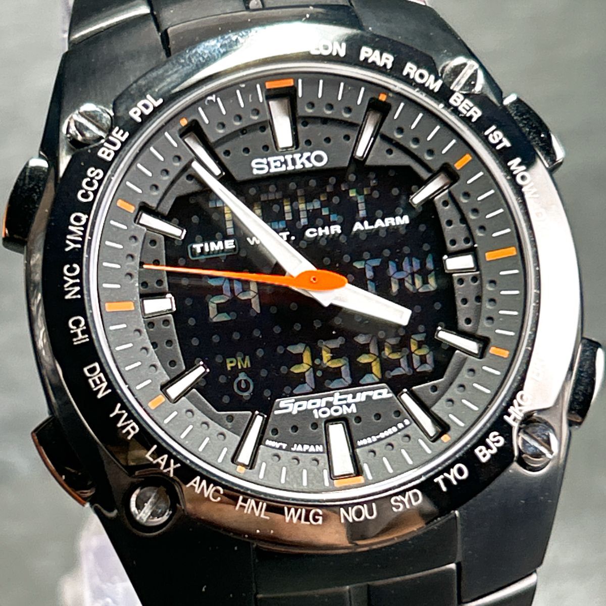 稼働 SEIKO PROSPEX H023-0020 腕時計 新品電池 クォーツ Yahoo!オークション -「セイコー h023」の落札相場・落札価格