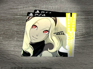 ゲームチラシ 《 PS4 GRAVITY DAZE / 配布印刷物 》 グラビティデイズ 2015年 ※ゲームソフトではありません※