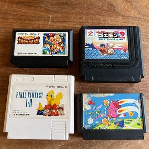 高橋名人の冒険島Ⅲ ファイナルファンタジーⅠ・Ⅱツインビー がんばれゴエモン2外伝 ファミコン ソフト ファミリーコンピュータ FC