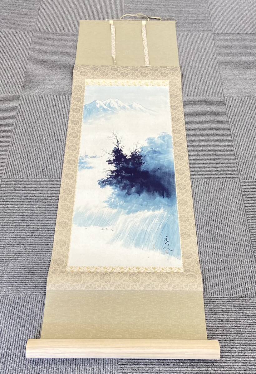 日本画 自然風景 巻物 Yahoo!オークション -「巻物」(日本画) (絵画)の落札相場・落札価格
