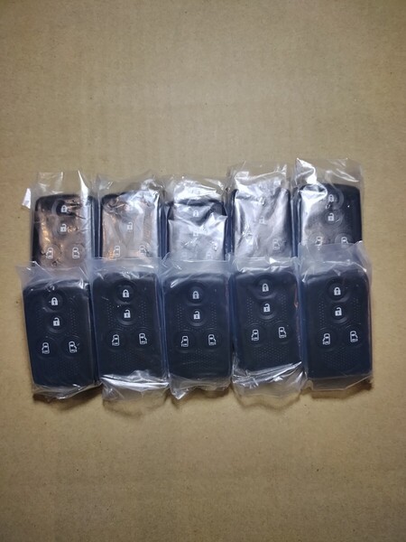 ダイハツ☆スマートキー☆前期☆タントLA600S☆タントカスタムLA600S☆ウェイク☆10個☆純正新品☆未登録☆送料込 4ボタン