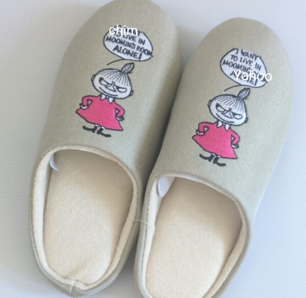 リトルミイ スリッパ ムーミン レディース ルームシューズ キャラクター 大人用 リビング シューズ トイレスリッパ 室内履き MOOMIN