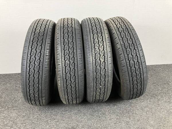 溝あり 2021年 ブリヂストン K370 サマータイヤ4本セット 145/80R12 80/78N LT 軽トラック サンバー ハイゼット アクティ キャリイ