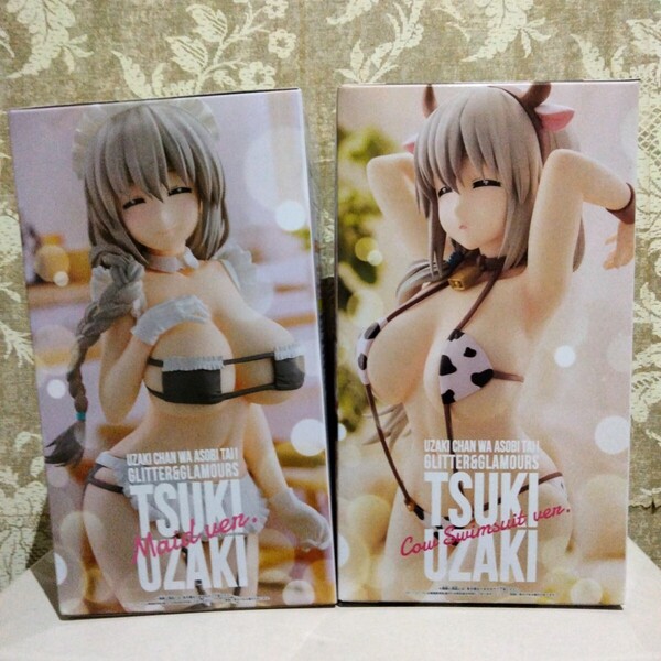 宇崎ちゃんは遊びたい!ω ☆宇崎月フィギュア牛水着ver.&メイドver
