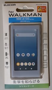 6199 未使用未開封 AVS-A19SCCR ELECOM シリコンケース for WALKMAN NW-A100series 2019年モデル 衝撃を和らげる ホコリが付きにくい