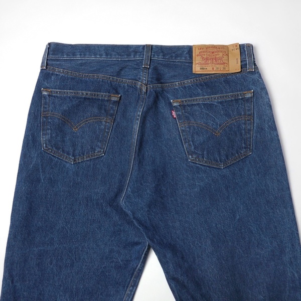 90s 1999 Levis 501XX ビンテージ リーバイス ストレート デニム パンツ ブルー ジーンズ ジーパン メキシコ製 赤タブ 黒文字 W36 L33