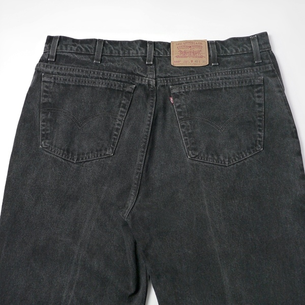 USA製 90s 1997 Levis 560-0260 ビンテージ リーバイス ルーズ ワイド デニム パンツ サルファ ブラック ビッグサイズ アメリカ製 墨黒 W40