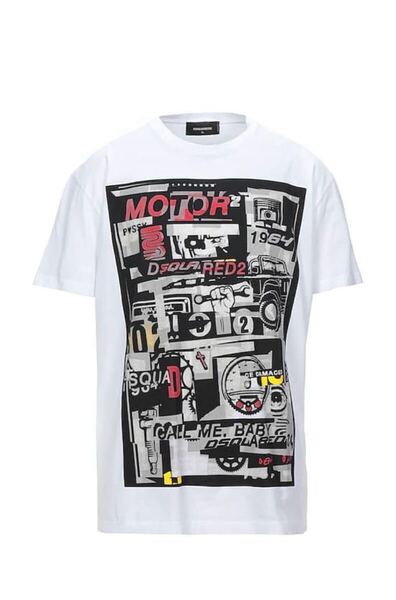 DSQUARED2 20SS OVERSIZED GRAPHIC T-SHIRT