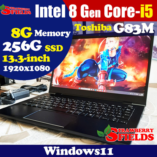 ★ 東芝 G83M 8世代 i5 8250U 256G/SSD M.2 8G FHD 1920x1080 Windows11 Toshiba Dynabook TKK04