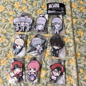 はたらく細胞BLACK カプセルラバーマスコット 全9種set 白血球/血小板/肝細胞/好中球/赤血球