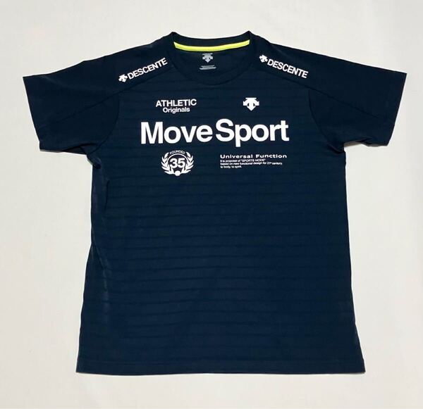 デサント Move Sport 半袖Tシャツ ネイビー メンズLサイズ DMML JA66