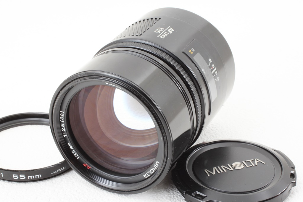 極美品 Minolta AF 135mm f2.8 単焦点レンズ Amazon.co.jp: Minolta AF レンズ 135mm F2.8 : 家電＆カメラ