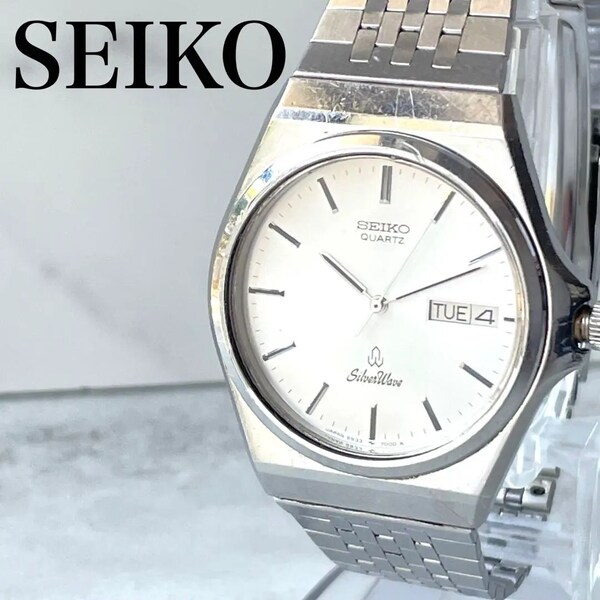 稼動品 SEIKO セイコー シルバーウェーブ 80年代 純正ベルト 腕時計