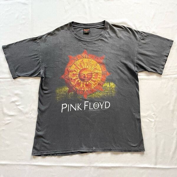 鬼フェード!! XL 90s Pink Floyd ヴィンテージTシャツ Vintage Tee Sun Dial サンダイアル ピンクフロイド USA製 アメリカ製 Nirvana 古着
