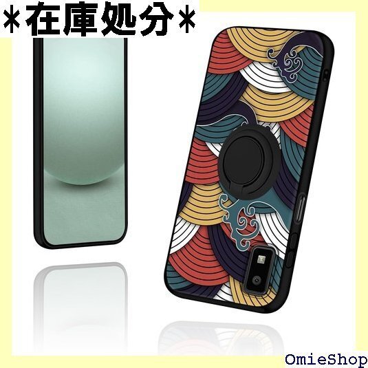 AQUOS Wish 3 ケース リング 耐衝撃 TP 回転車載ホルダー wish3 SH-53D スマホケース 1207
