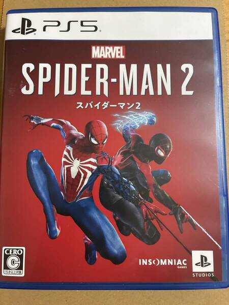 プレーステーション5 ps5★MARVEL スパイダーマン2 SPIDER-MAN2 ★中古美品 作動良好★ゆうパケット匿名対応 送料無料