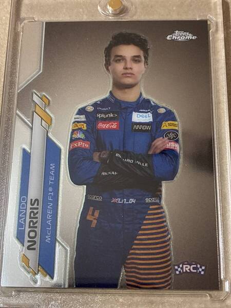 2020 Topps Chrome Formula 1★LANDO NORRIS McLaren RCカード 7 ランド ノリス マクラーレン F1★マグホ入り 匿名対応 送料無