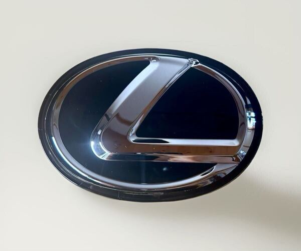 レクサス LEXUS グリルエンブレム ブラック 鏡面【163mm×120mm】