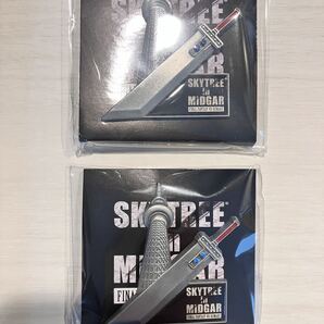 【限定品】 FF7R × スカイツリー FINAL FANTASY Ⅶ ファイナルファンタジー ノベルティ ピンバッジ リメイク リバース FF7 プレイアーツ改