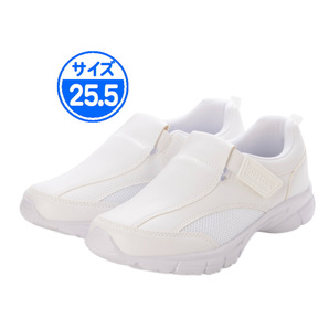 【新品 未使用】ナースシューズ ホワイト 25.5cm 25542