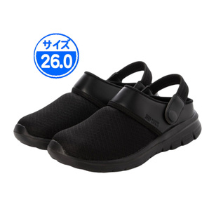 【新品 未使用】ナースシューズ ブラック 26.0cm 25544