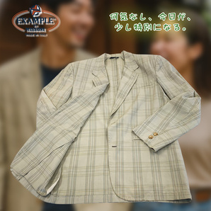【即決】【お手軽】 ミッソーニ チェック柄テーラードジャケット 44 メンズ MAD E IN ITALY EXAMPLE by MISSONI