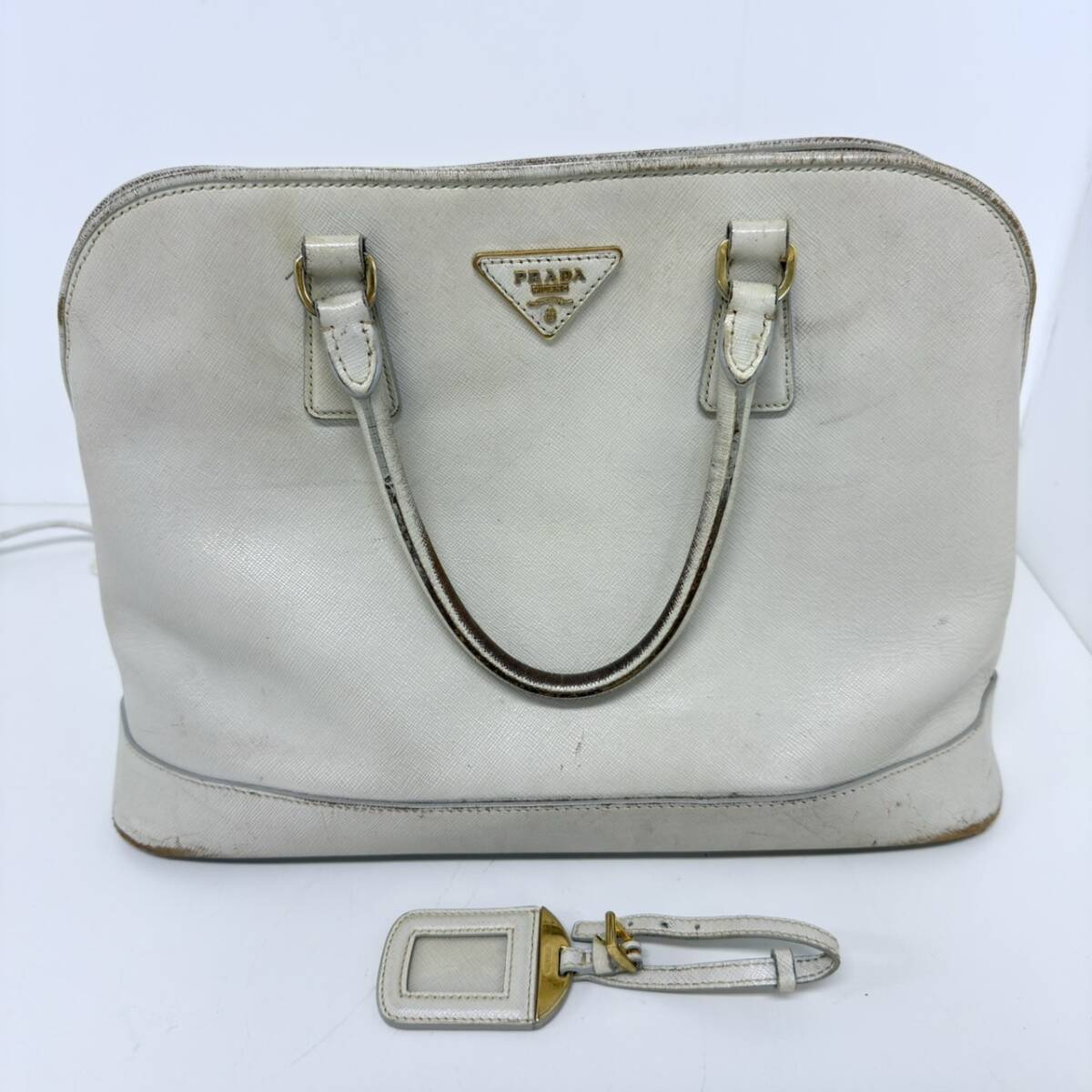PRADA アイボリー ハンドバッグ 2025年最新】Yahoo!オークション -「prada アイボリー バッグ