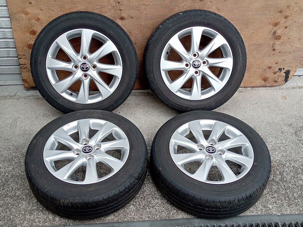 トヨタ純正アルミホイール15インチ&ヨコハマタイヤ185/60R15 Yahoo!オークション -「トヨタ純正アルミホイール15インチ」(4穴