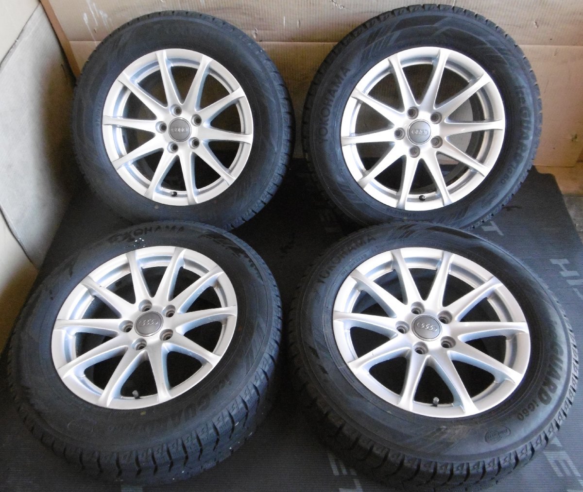 アウディ A4/A4アバント 純正ホイールスタッドレスセット 楽天市場】アウディ A4（スタッドレスタイヤ・ホイールセット