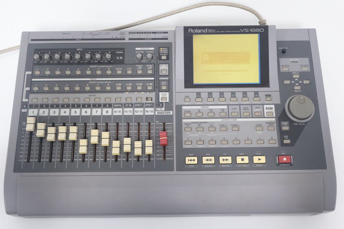Roland VS-1680 MTR マルチトラックレコーダー【ジャンク扱い】 Yahoo!オークション -「vs-1680」の落札相場・落札価格