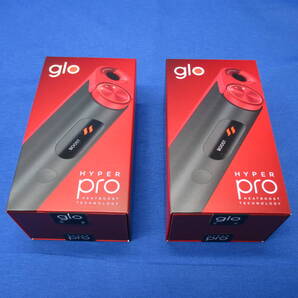 【11014-2】★未開封★ glo HYPER PRO グロー ハイパープロ 2点セット ルビーブラック 電子タバコ 喫煙具