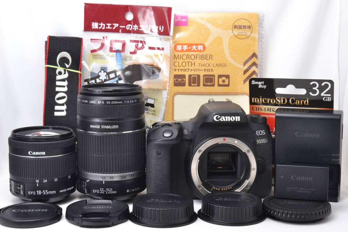 【美品】Canon EOS 9000D ダブルズームキット CANON EOS 9000D ダブルズームキット オークション比較 - 価格.com