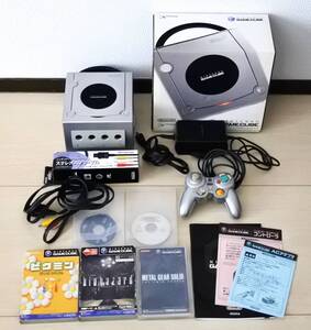 ゲームキューブ 本体.コントローラーJGC-002.ソフト.箱.取扱説明書付 ピクミン2 エターナルダークネス スターフォックス バイオハザード
