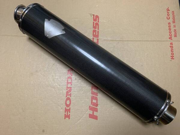 希少美品☆アールズギアワイバン スーパーロングカーボンサイレンサー/マフラー☆60.5Φ☆ハヤブサ/GSX/CB/XJR/ZRX/DAEG/GPZ/Z900RS☆JMCA