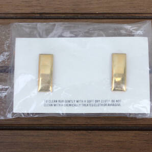 デッドストック 80's ビンテージ コントラクト台紙付 U.S.MILITARY 米軍 実物 陸軍少尉 階級章 ピンズ ピンバッジ バッヂ