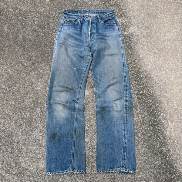 60s Levi's 501 BigE デニムパンツ USA製 ヴィンテージ 501XX 平行ステッチ ジーパン ジーンズ 70s 66前期 大戦モデル リーバイス W29.5