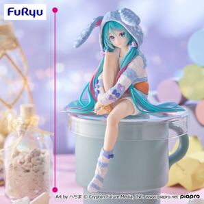 【新品・未開封】初音ミク ぬーどるストッパー フィギュア うさ耳パジャマ・ブルーver.