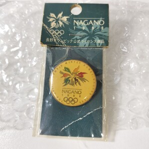 1998年 長野オリンピック 公式ライセンス商品 ピンバッジ 未開封品 現状品