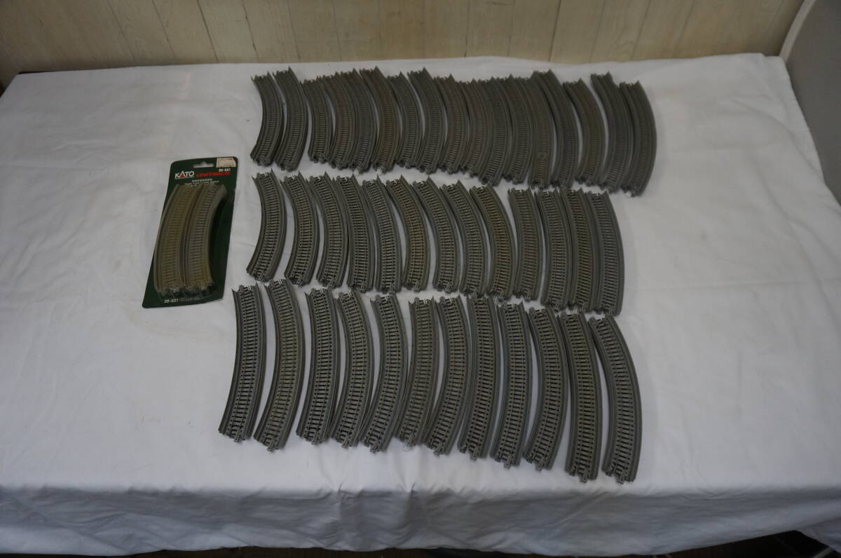 中古品☆ＫＡＴＯ☆ユニトラック☆単線高架曲線　線路　まとめ売り☆５０７Ｓ４－Ｊ１